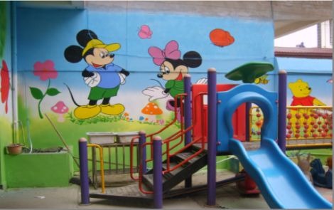 宜宾幼儿园室外彩绘